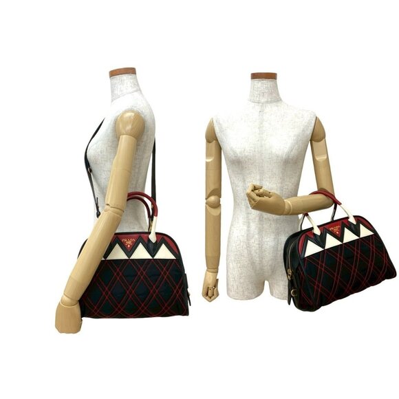 PRADA Black Leather Shoulder Bag - Picture 2 of 10